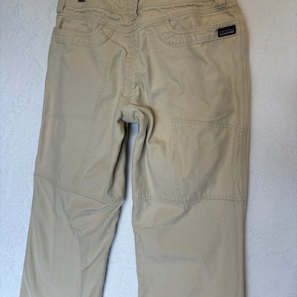 Patagonia womens cream double canvas casual outdoor work low rise pants size 8 - Picture 11 of 12
